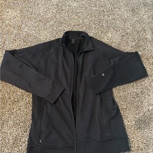 Lululemon Athletica Black Ribbed Jacket